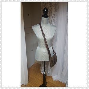 Tarnish Leather crossbody bag